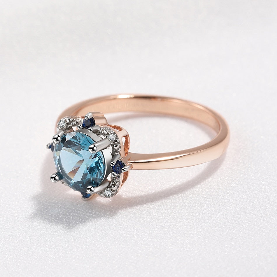 Silver and Topaz Ring