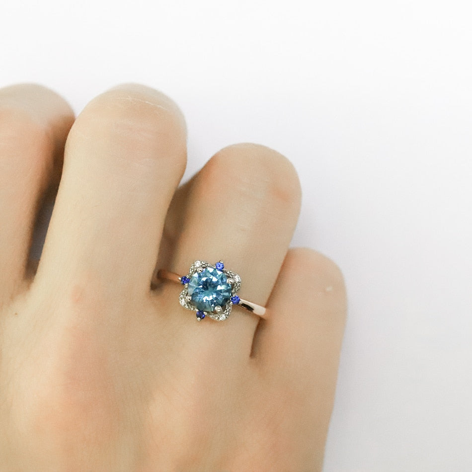 Silver and Topaz Ring
