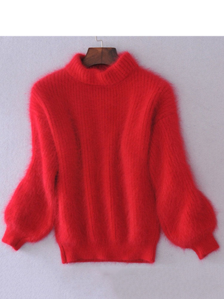 White Turtleneck Sweater