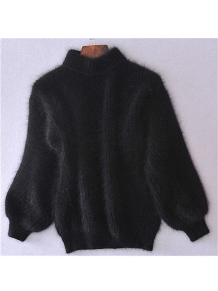 White Turtleneck Sweater