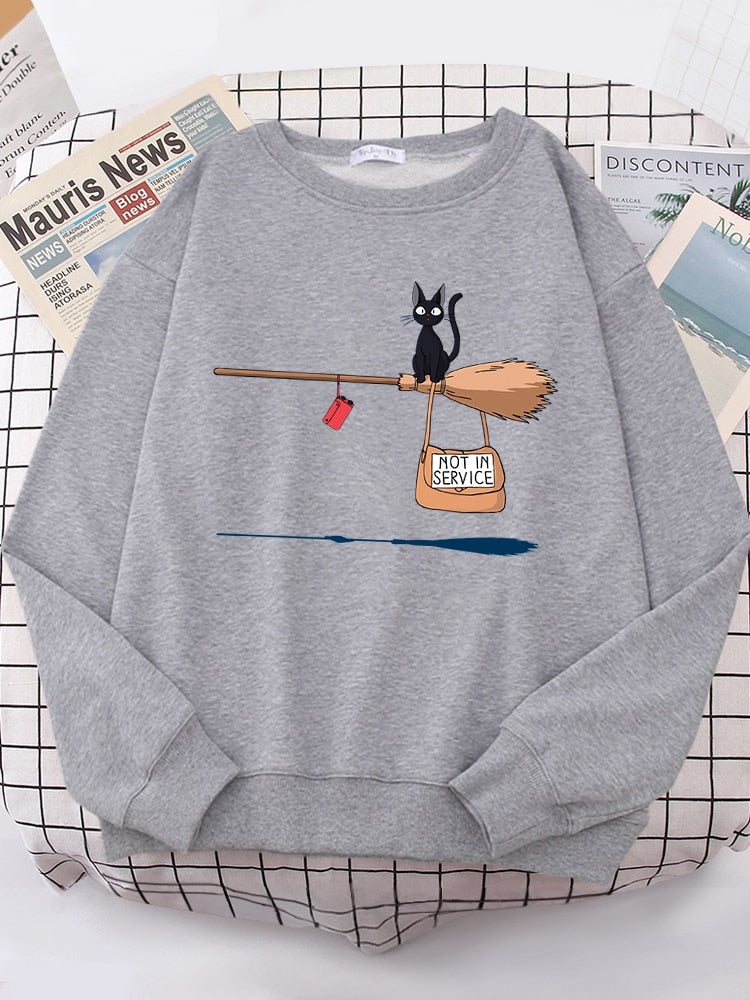 Black Cat Sweatshirt