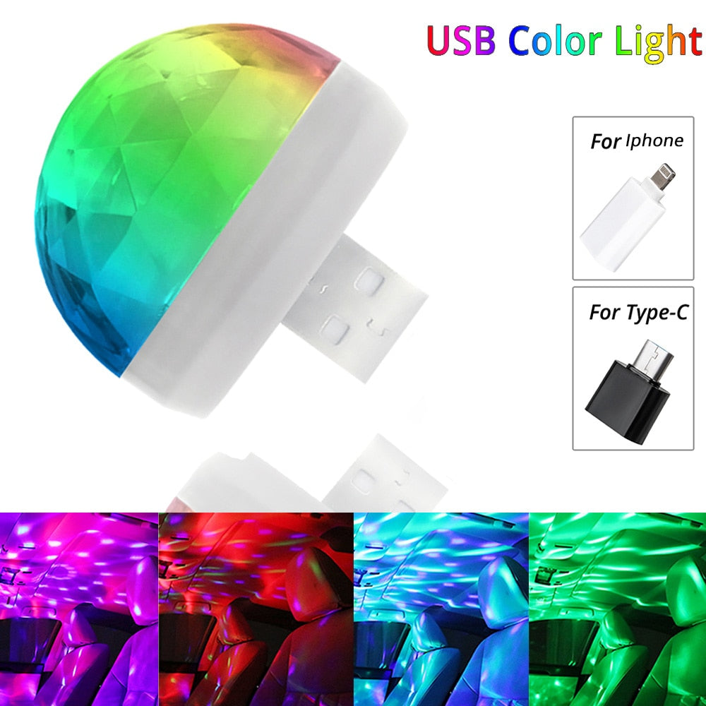 Car RGB Mini DJ