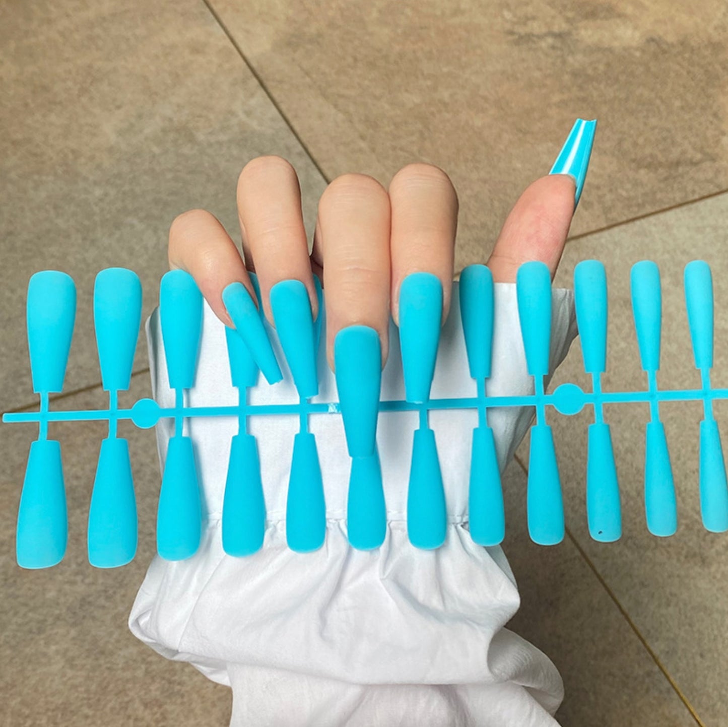 Self Done Nail Manicure