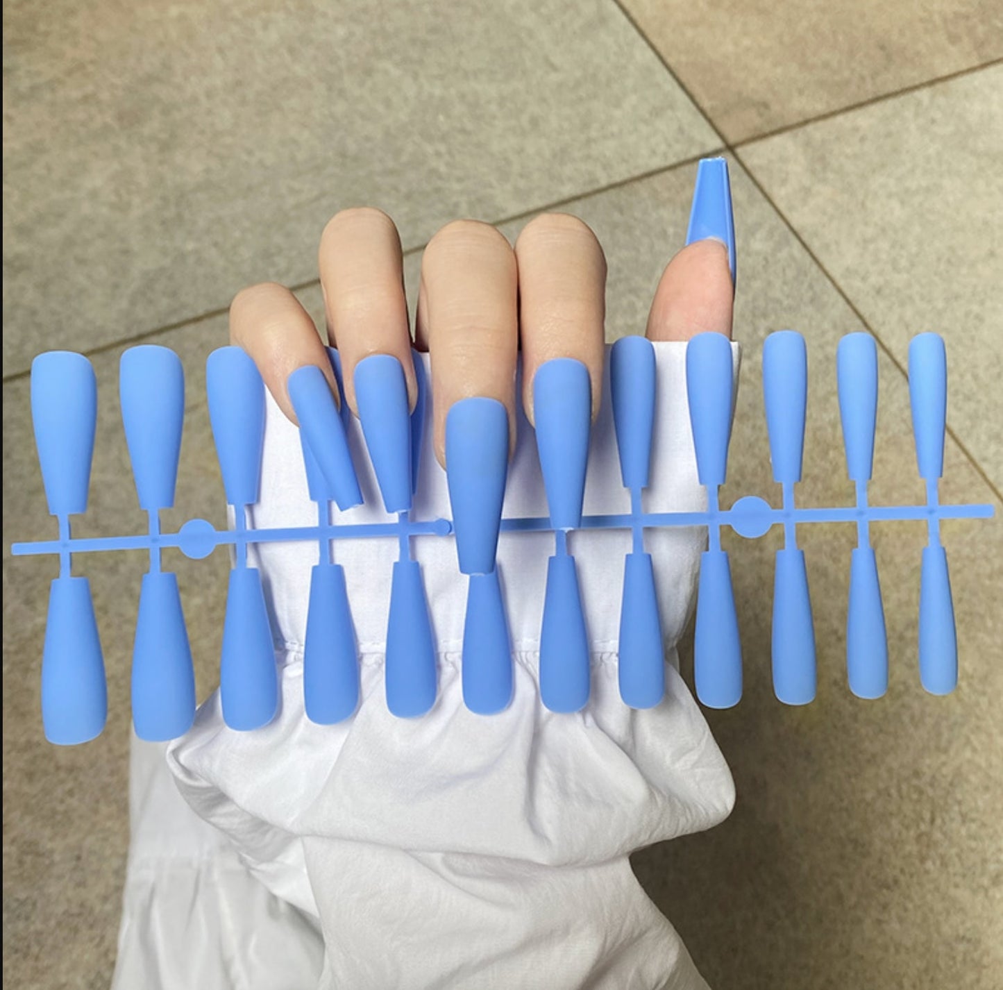 Self Done Nail Manicure