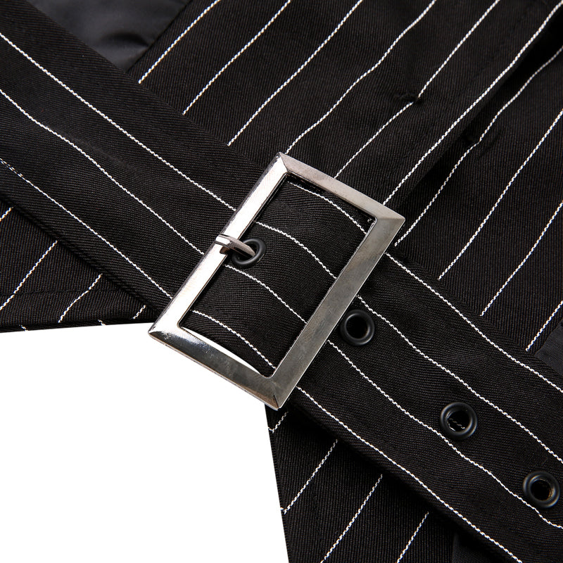 Women's Waistcoat 2024 Solid Color/ Striped V-Neck Sleeveless Slim Vest Fashion All-match Coat Female Clothes
