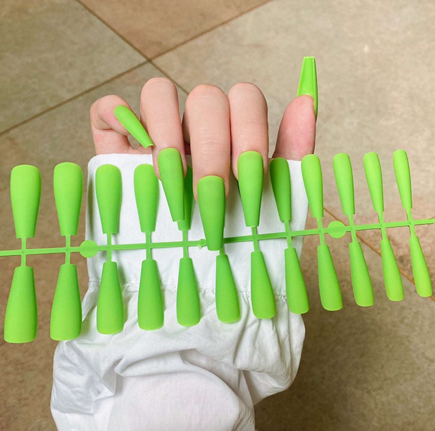 Self Done Nail Manicure