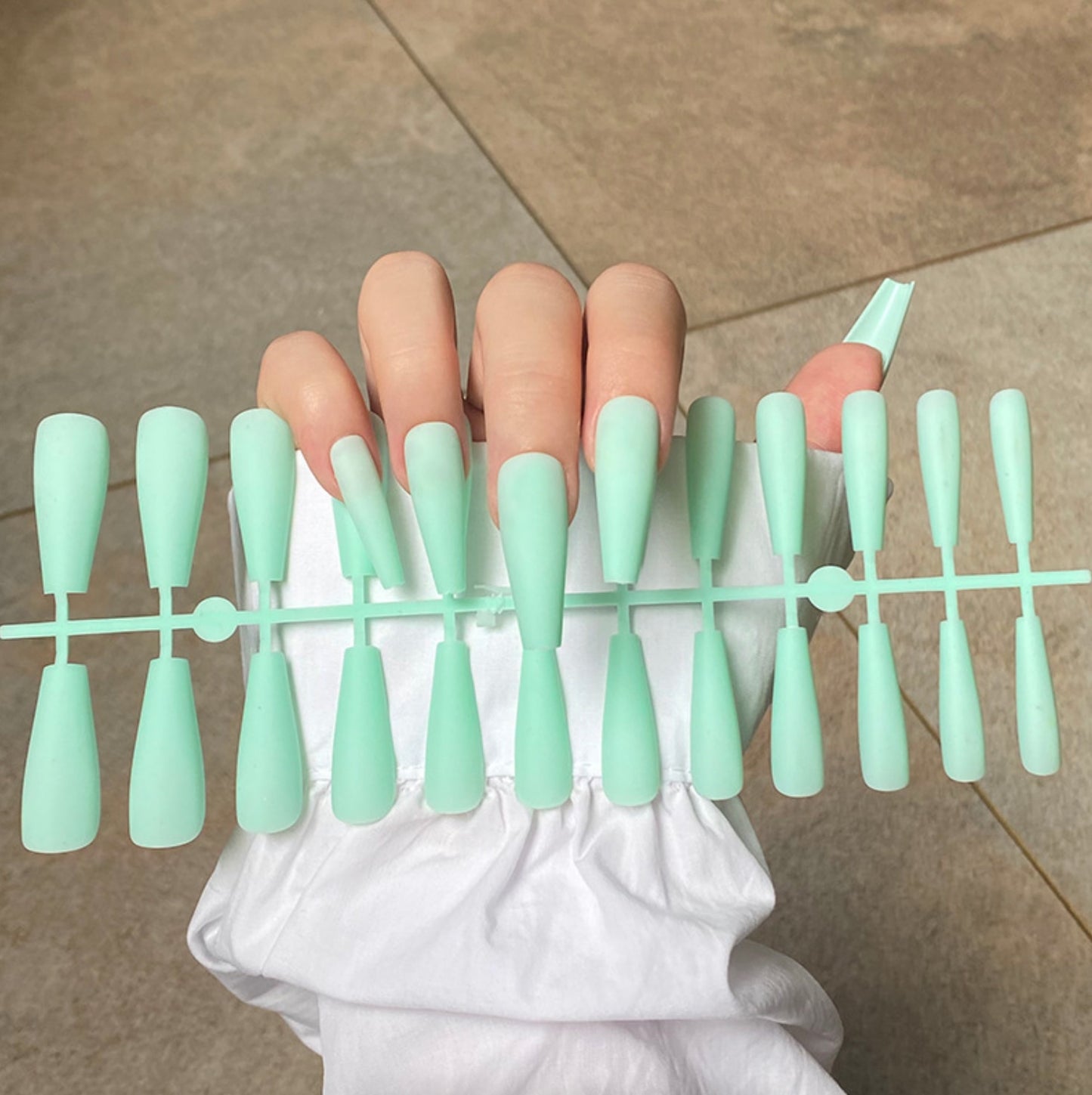 Self Done Nail Manicure