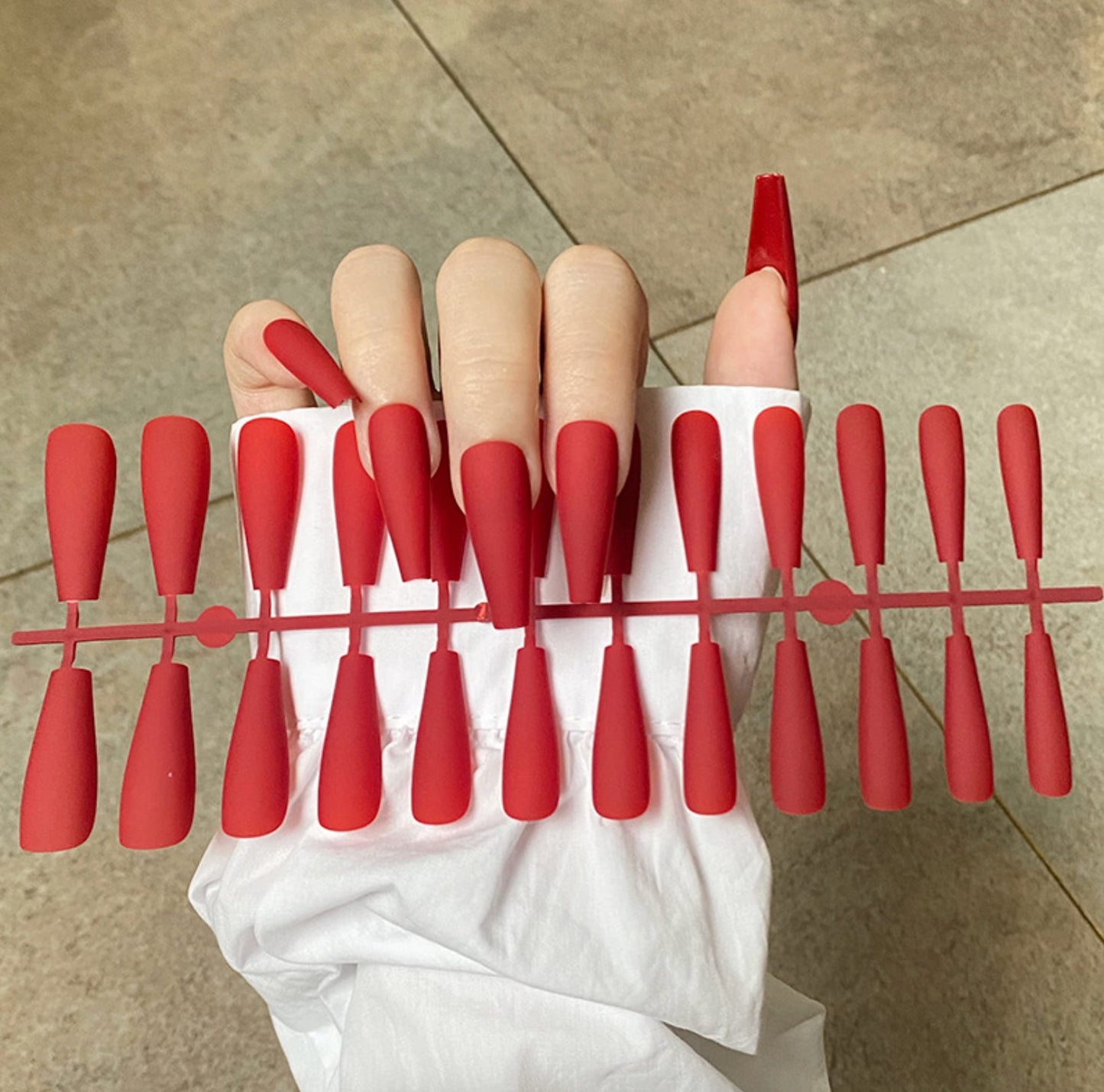Self Done Nail Manicure