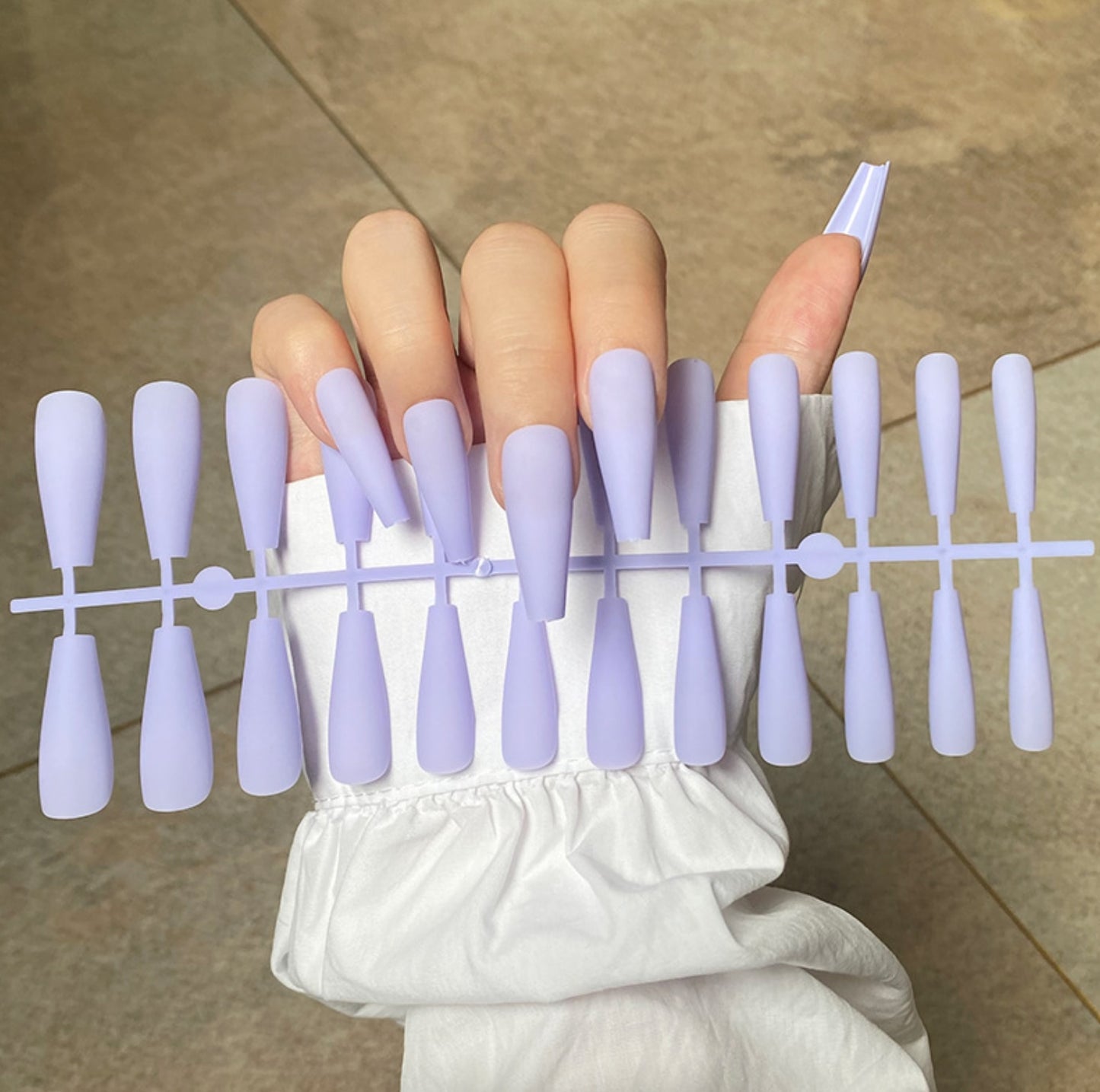 Self Done Nail Manicure