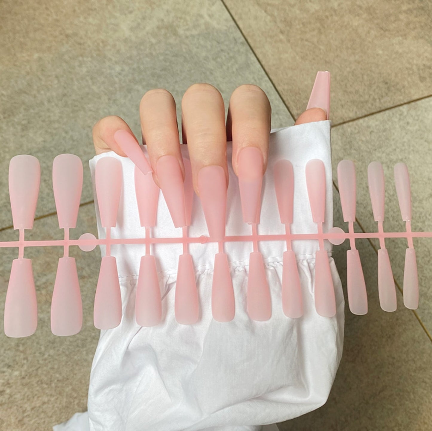 Self Done Nail Manicure