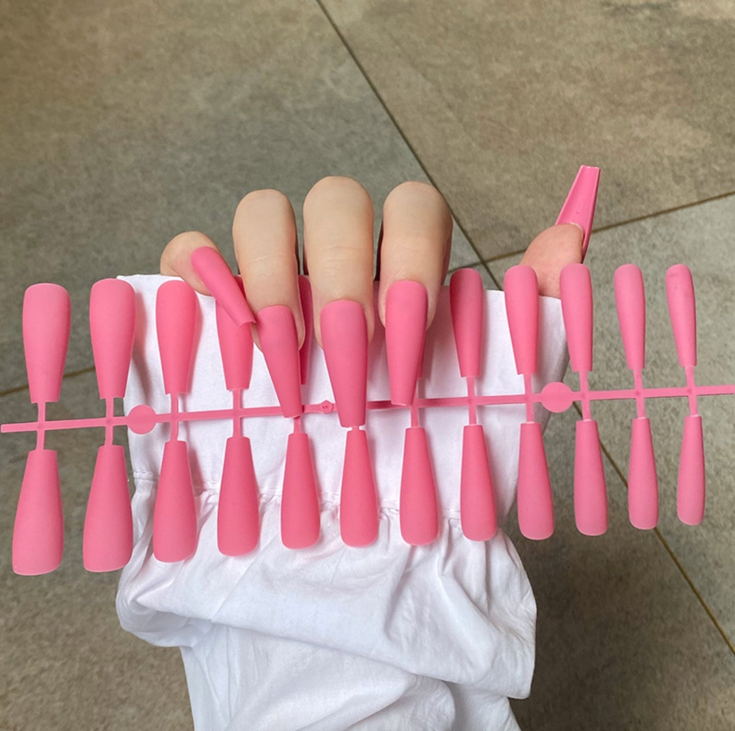Self Done Nail Manicure