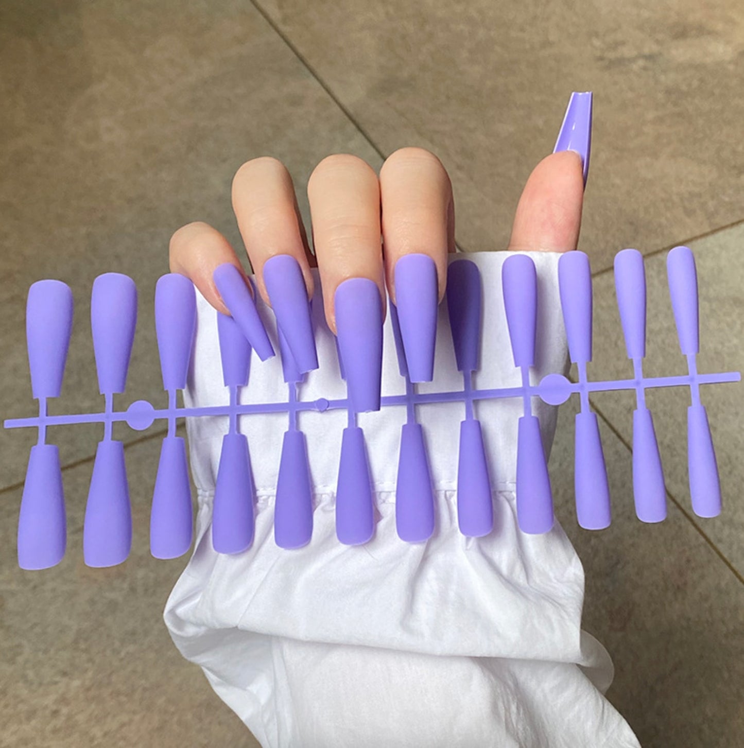 Self Done Nail Manicure
