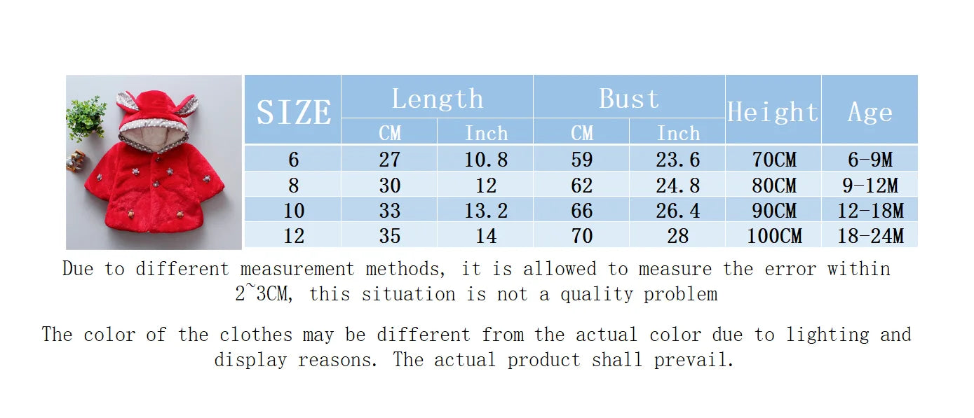 Baby Girl Coat Autumn And Winter Polka Dot Solid Color Ear Girl Outerwear Cute Flower Warm Baby Tops Baby Girl Clothes ﻿
