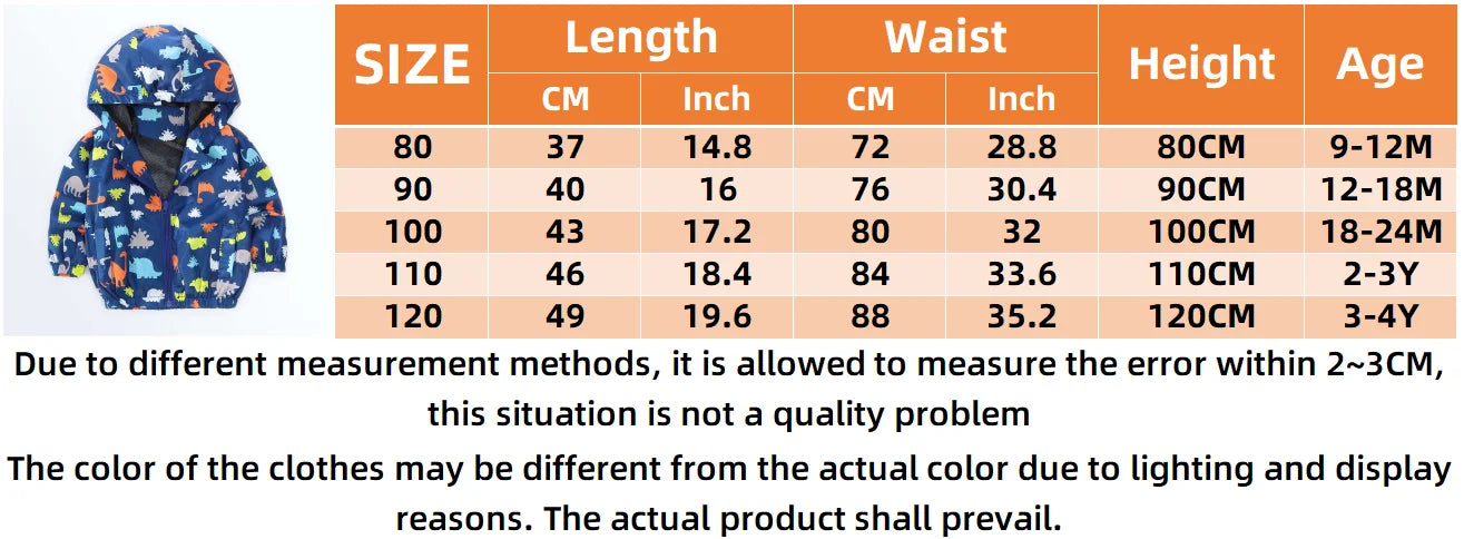 Spring and Autumn New Cartoon Animal Hooded Baby Coat Boys and Girls Long Sleeve Jacket Fashion Children's Clothing