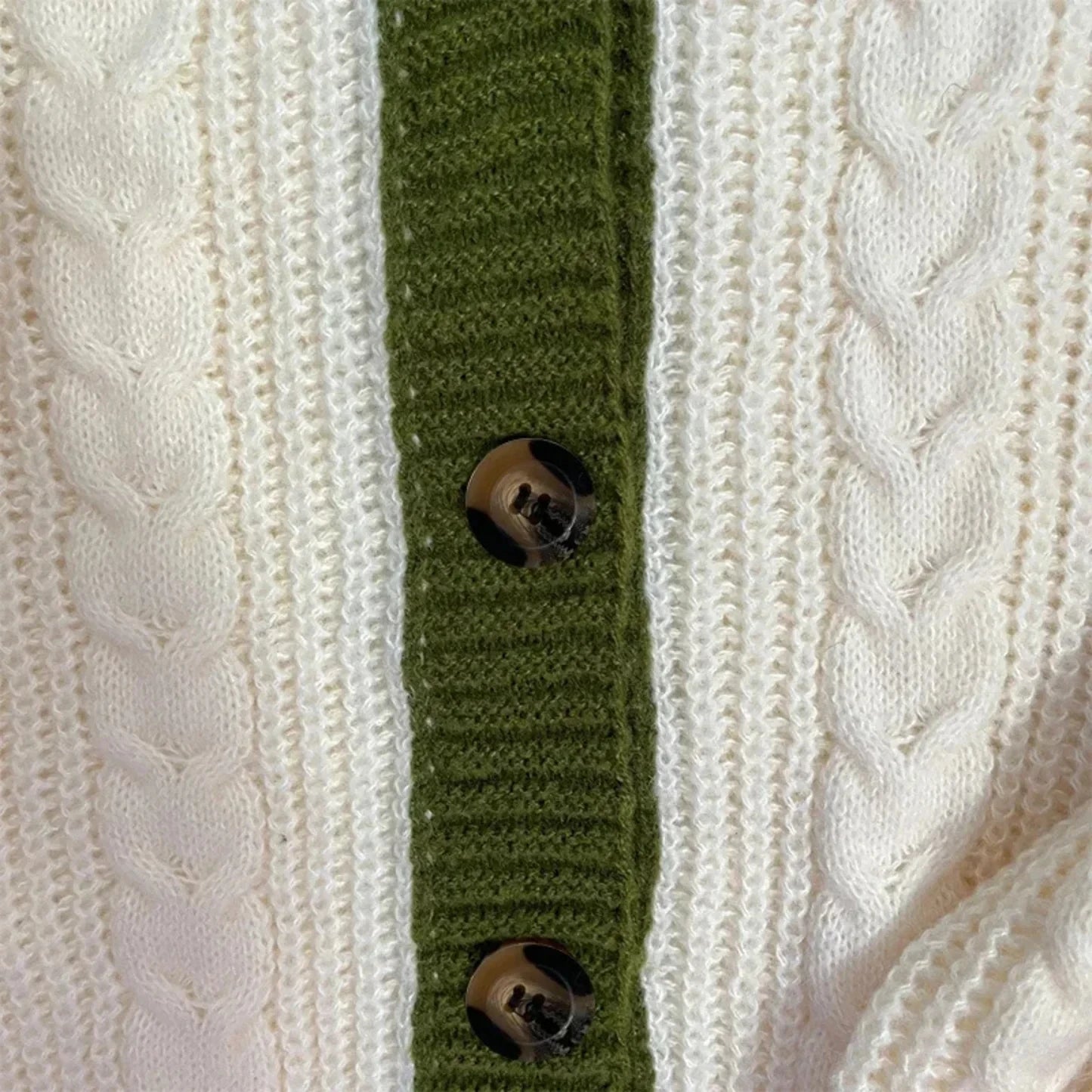 Cardigan Taylor Version Green Vine Embroidered Button Down Cable Knit Sweater Women Fall Winter Vintage Outfit