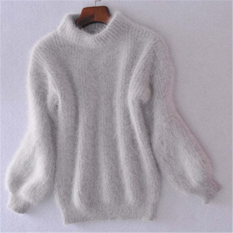 White Turtleneck Sweater